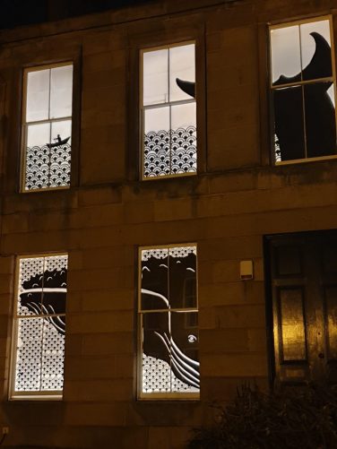 Strathbungo Window Wanderland: Copyright - Snack Publishing Ltd