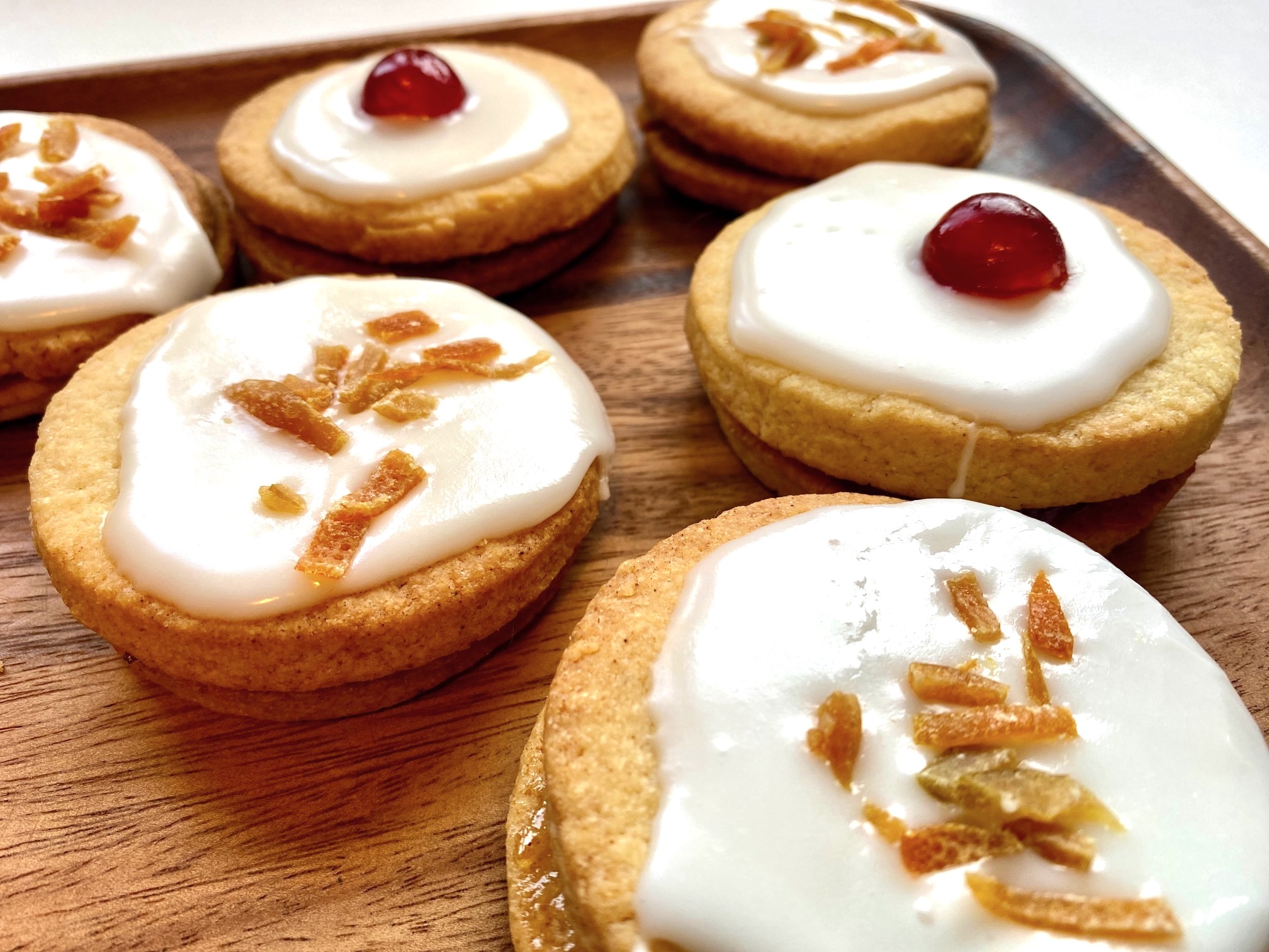 Scottish Snowballs (Raspberry Jam Sandwich Cookies Dipped in Coconut) -  Christina's Cucina