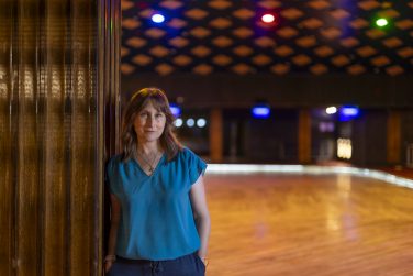 Alison Irvine inside the Glasgow Barrowland Ballroom